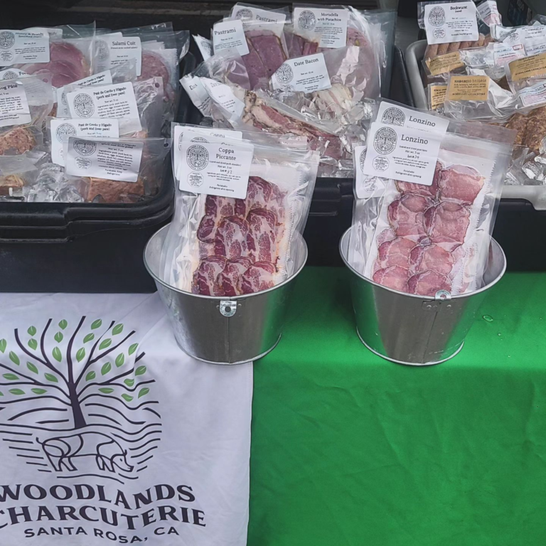 Find Woodlands Charcuterie at the Saturday Market every week.